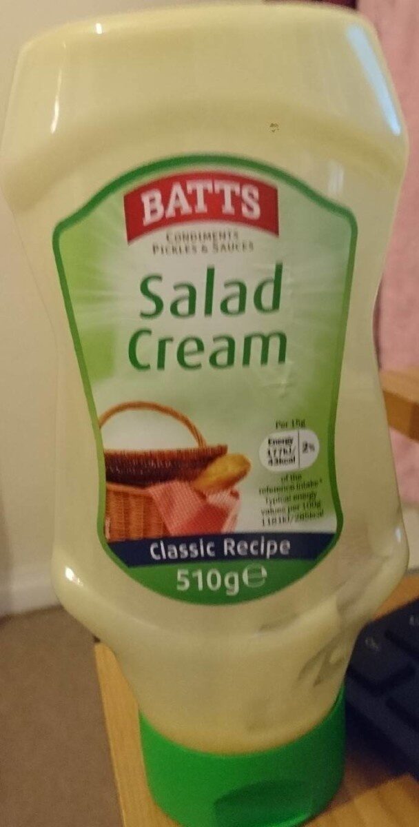 Batts Salad Cream 510g