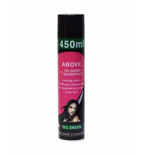 Above Oil Sheen HairSpray 450ml