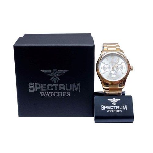 Spectrum Steel Men’s Watch – Gold